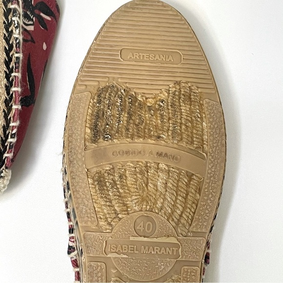 Isabel Marant Red and Black Espadrilles - Picture 16 of 16